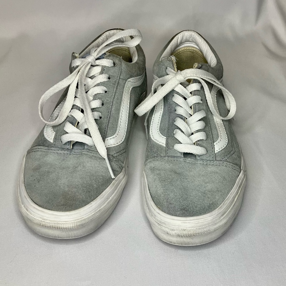 Vans Men’s and Women’s Old Skool Sneaker in Drizzle Grey Suede - Picture 8 of 11
